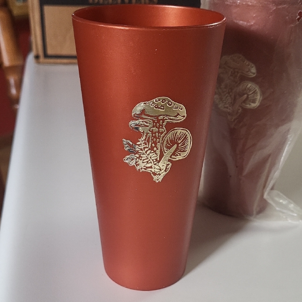 Vintage Mushroom Tumblers